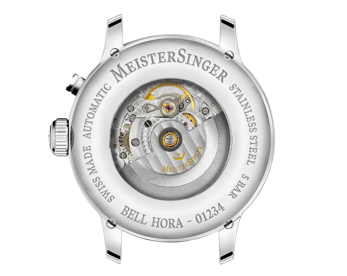 MeisterSinger Meisterstücke Bell Hora Black Dial 43 mm Automatic Watch For Men - 6