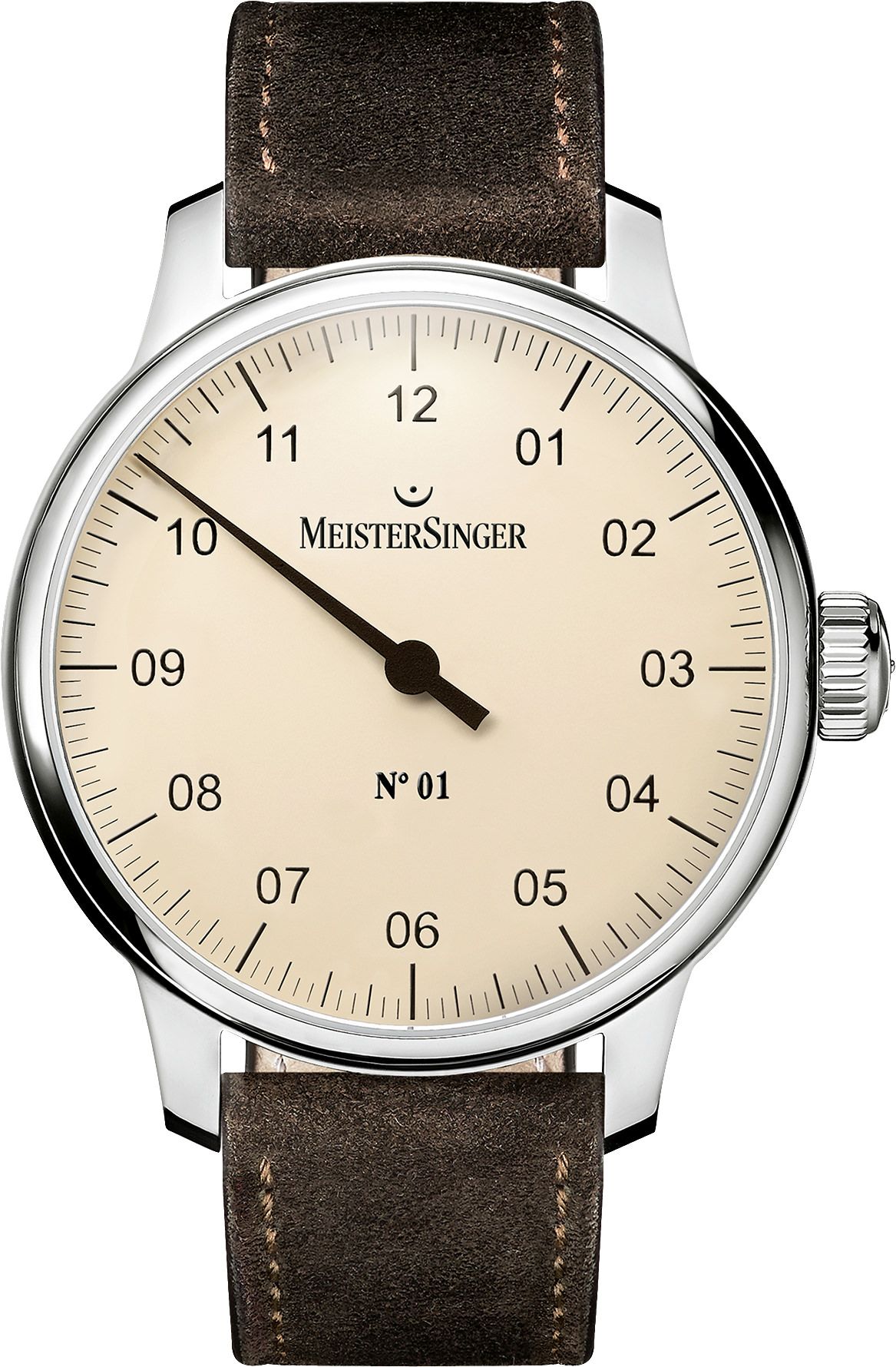 MeisterSinger Classic N°01 Ivory Dial 43 mm Automatic Watch For Men - 1