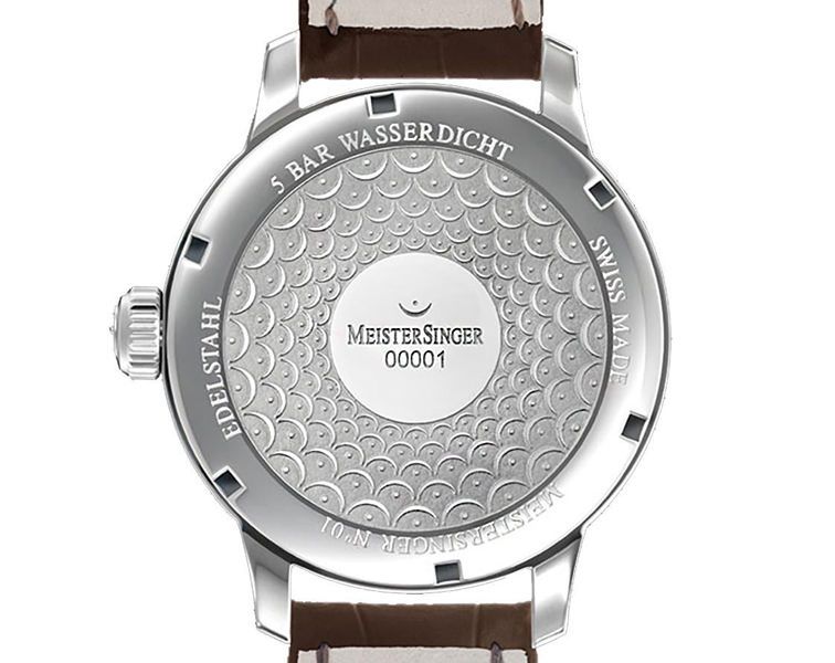 MeisterSinger Classic N°01 Ivory Dial 43 mm Automatic Watch For Men - 3