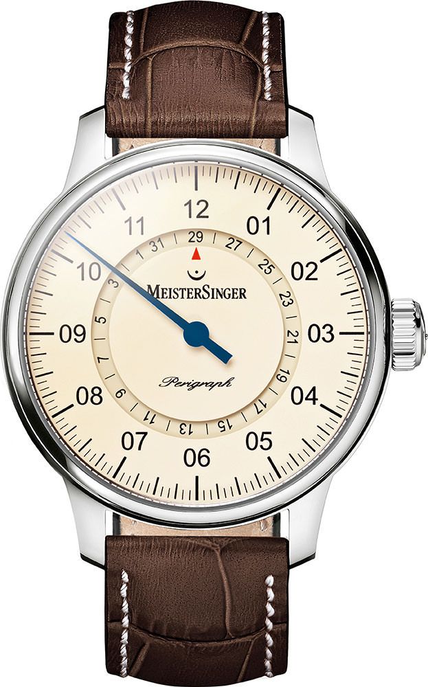 MeisterSinger Classic Plus Perigraph Ivory Dial 43 mm Automatic Watch For Men - 1