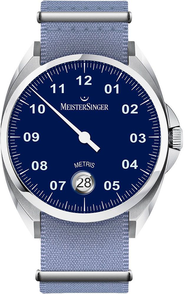 MeisterSinger New Vintage Metris Blue Dial 38 mm Automatic Watch For Men - 1