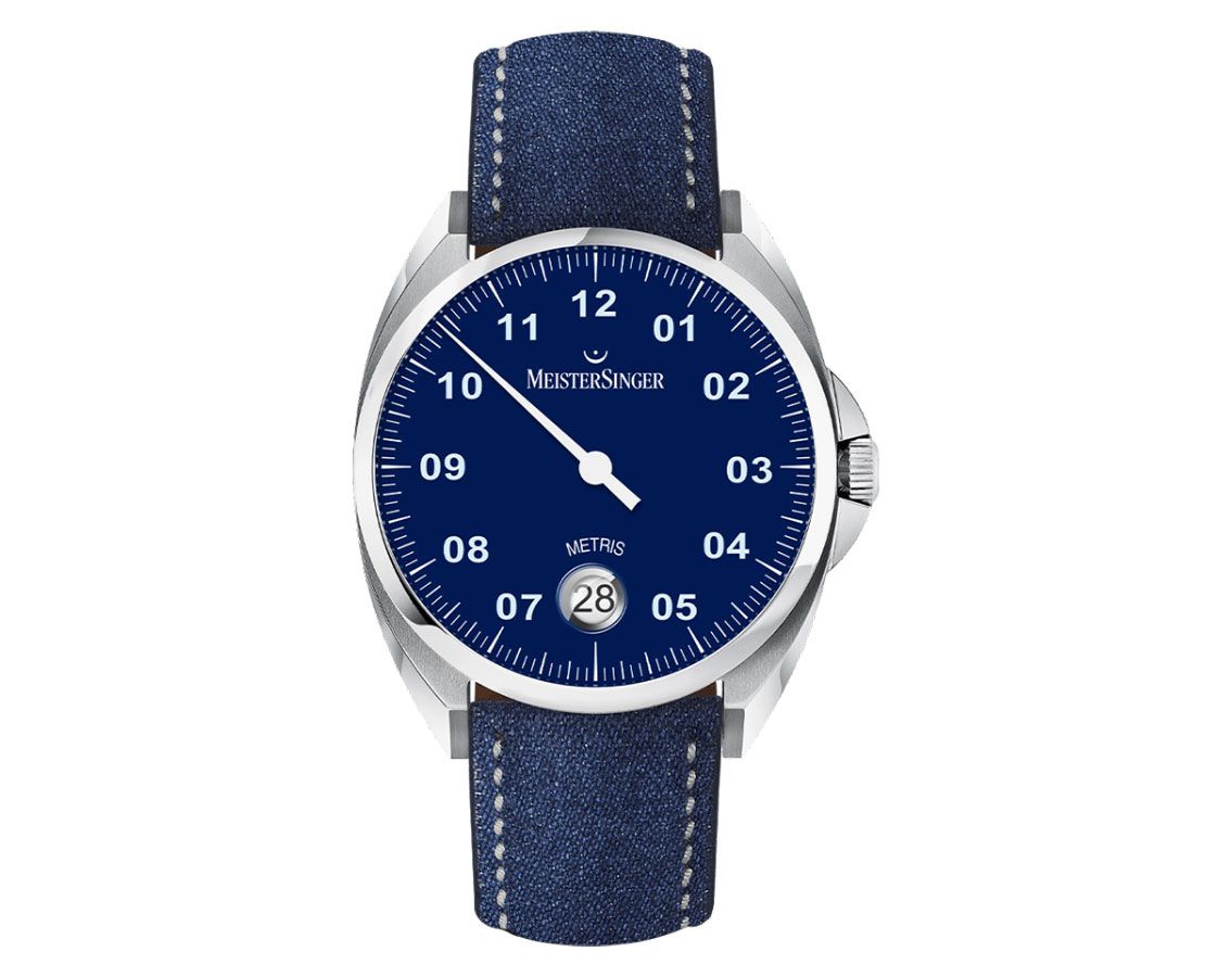 MeisterSinger New Vintage Metris Blue Dial 38 mm Automatic Watch For Men - 3