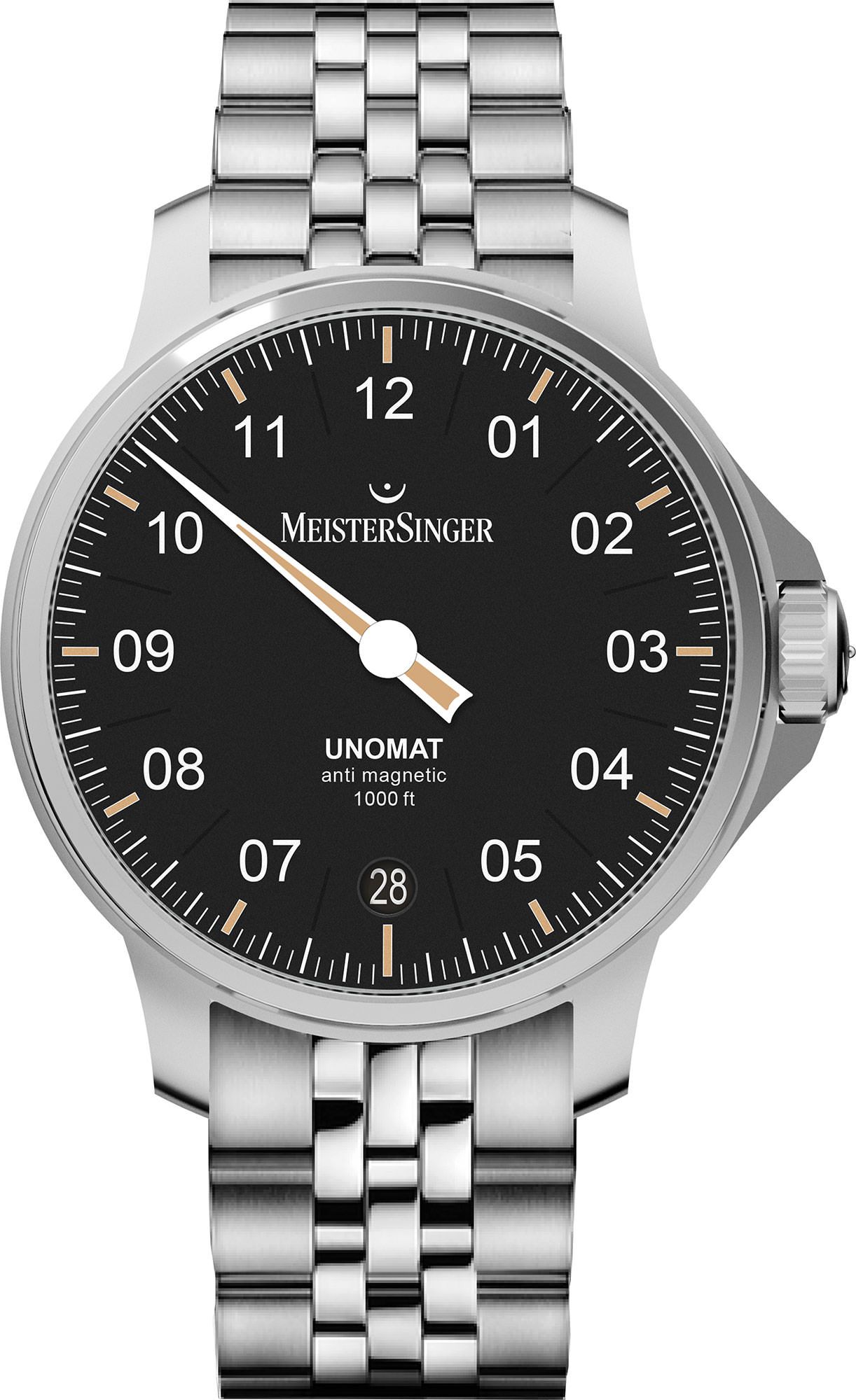 MeisterSinger Classic Plus Unomat Black Dial 43 mm Automatic Watch For Men - 1