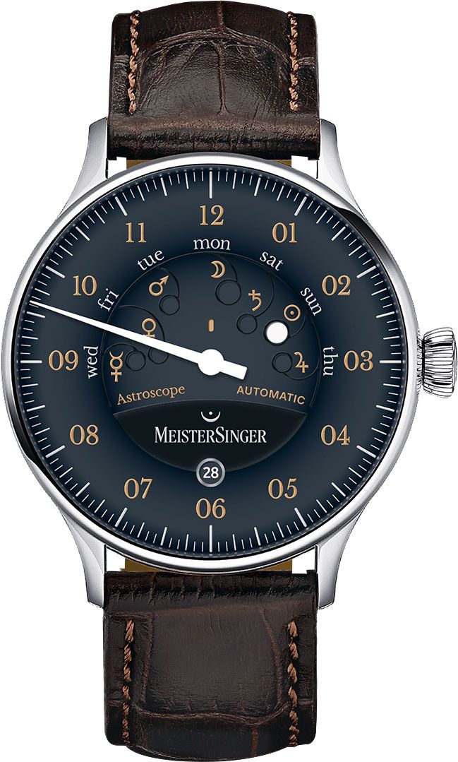 MeisterSinger Classic Plus Astroscope Black Dial 40 mm Automatic Watch For Men - 1