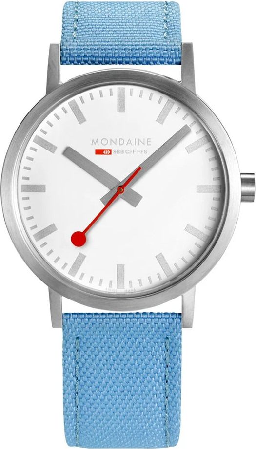 Mondaine Classic  White Dial 40 mm Quartz Watch For Unisex - 1