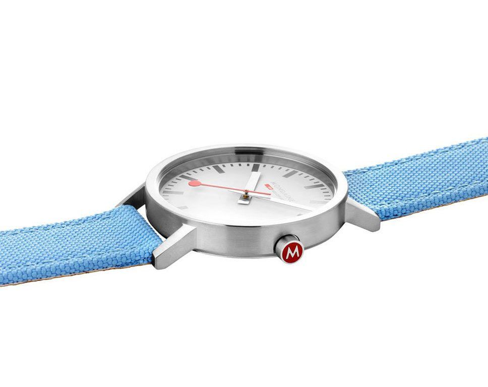 Mondaine Classic  White Dial 40 mm Quartz Watch For Unisex - 4