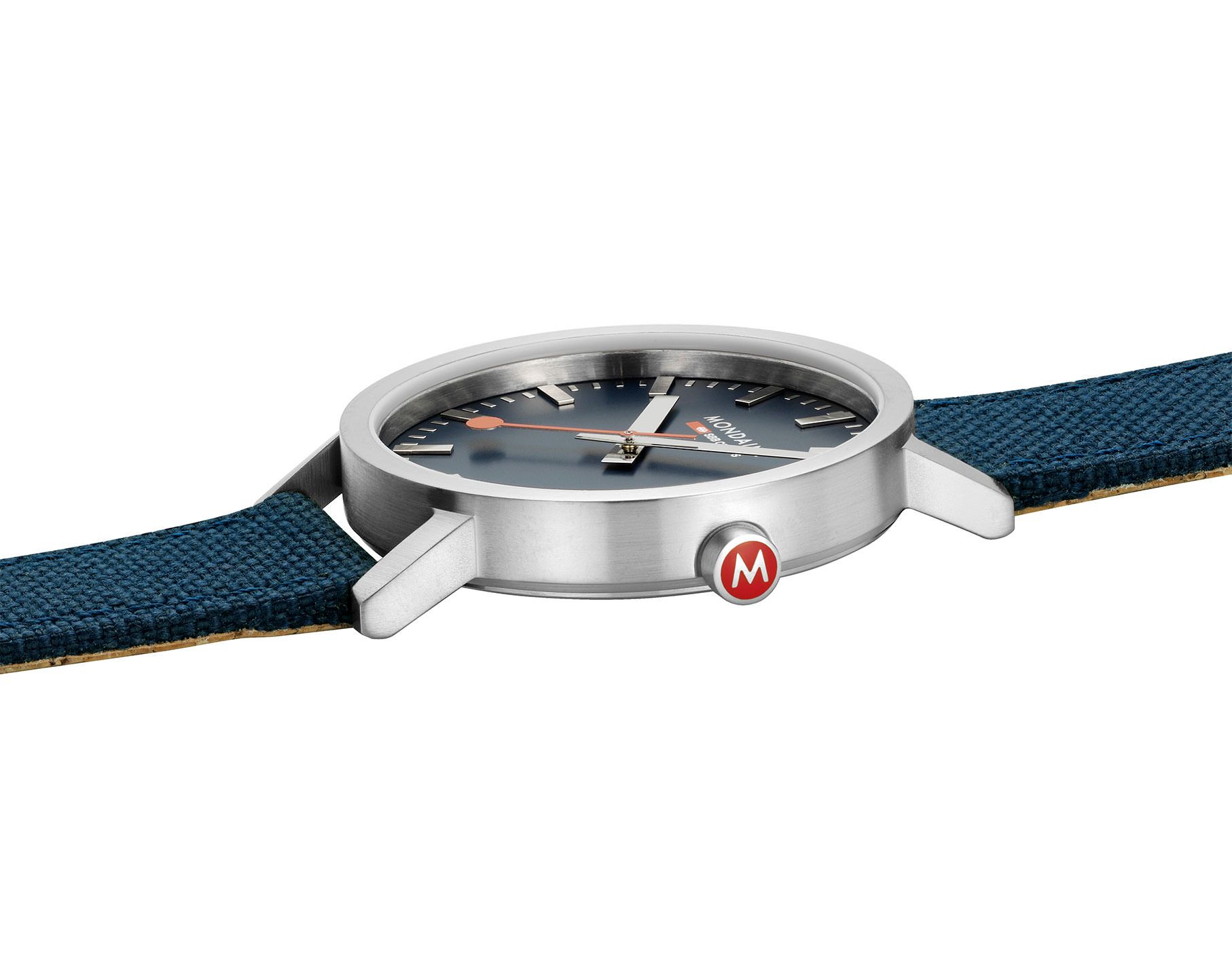 Mondaine Classic  Blue Dial 40 mm Quartz Watch For Unisex - 2