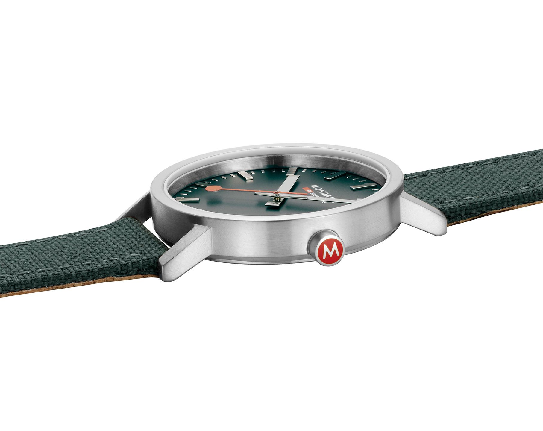 Mondaine Classic  Green Dial 40 mm Quartz Watch For Unisex - 2