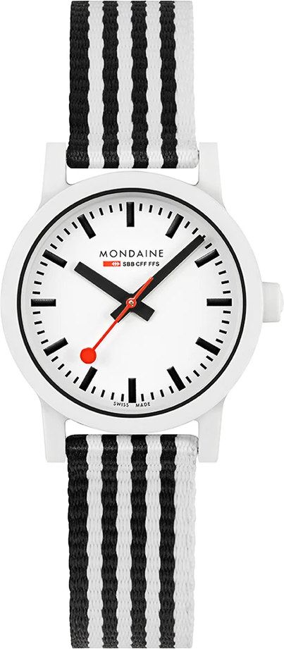 Mondaine Essence Eco-Friendly  White Dial 32 mm Quartz Watch For Unisex - 1