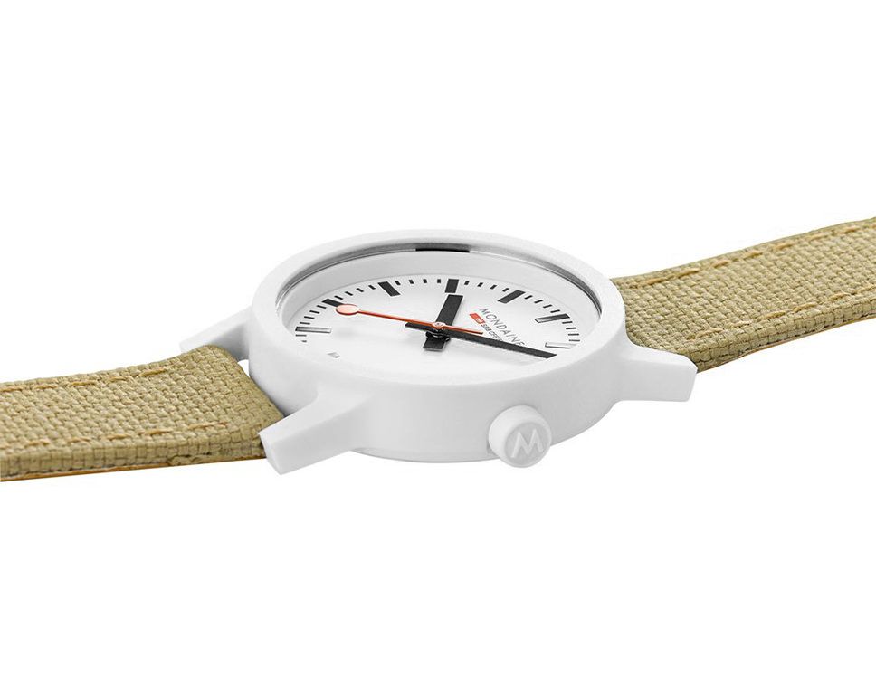 Mondaine Essence Eco-Friendly  White Dial 32 mm Quartz Watch For Unisex - 2