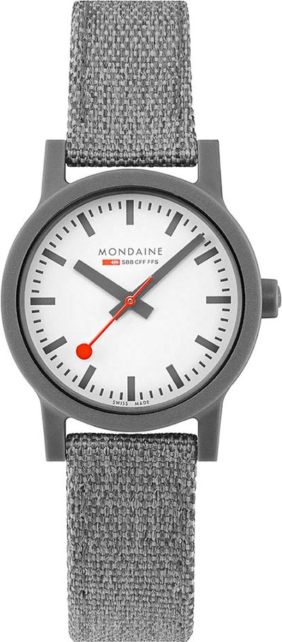 Mondaine Essence Eco-Friendly  White Dial 32 mm Quartz Watch For Unisex - 1