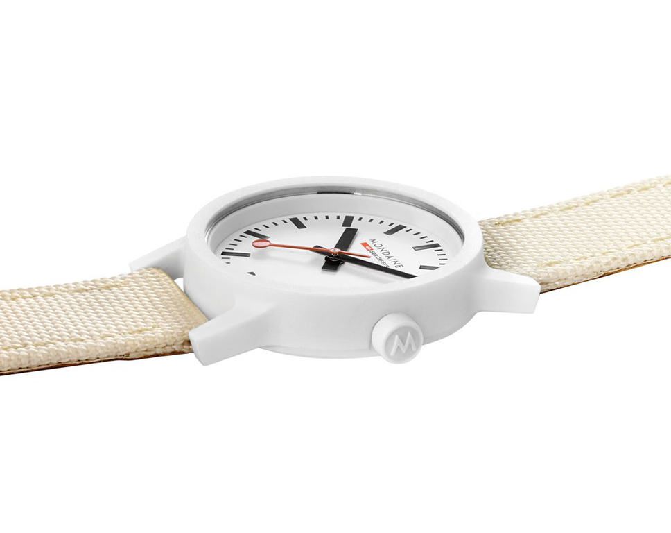 Mondaine Essence Eco-Friendly  White Dial 32 mm Quartz Watch For Unisex - 2