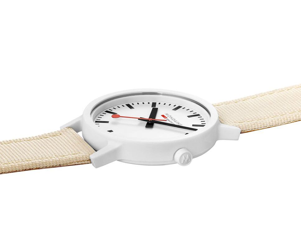 Mondaine Essence Eco-Friendly  White Dial 41 mm Quartz Watch For Men - 2