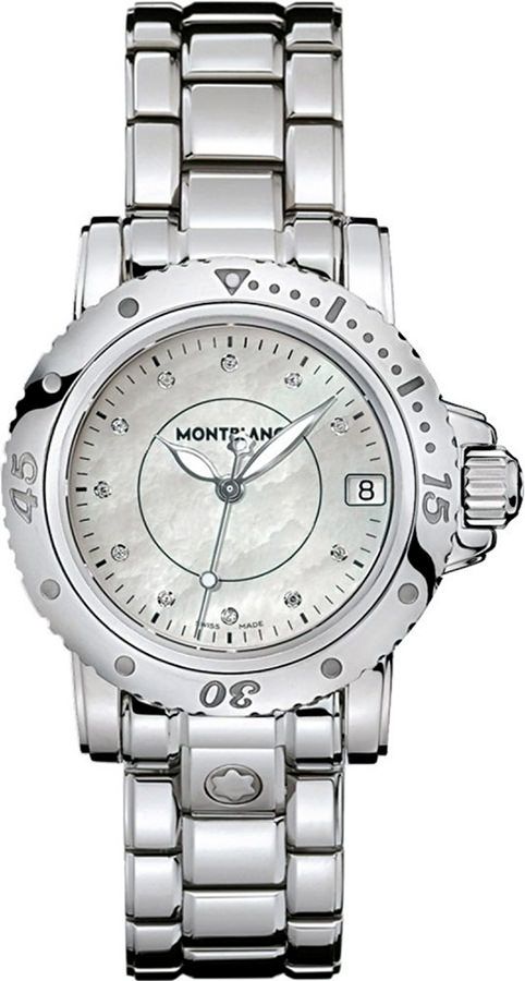 Montblanc Sport Lady MOP Dial 34.5 mm Quartz Watch For Women - 1