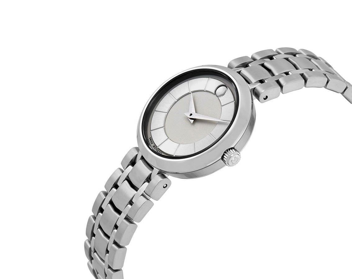 Movado 1881 Quartz  Silver Dial 28 mm Quartz Watch For Women - 3