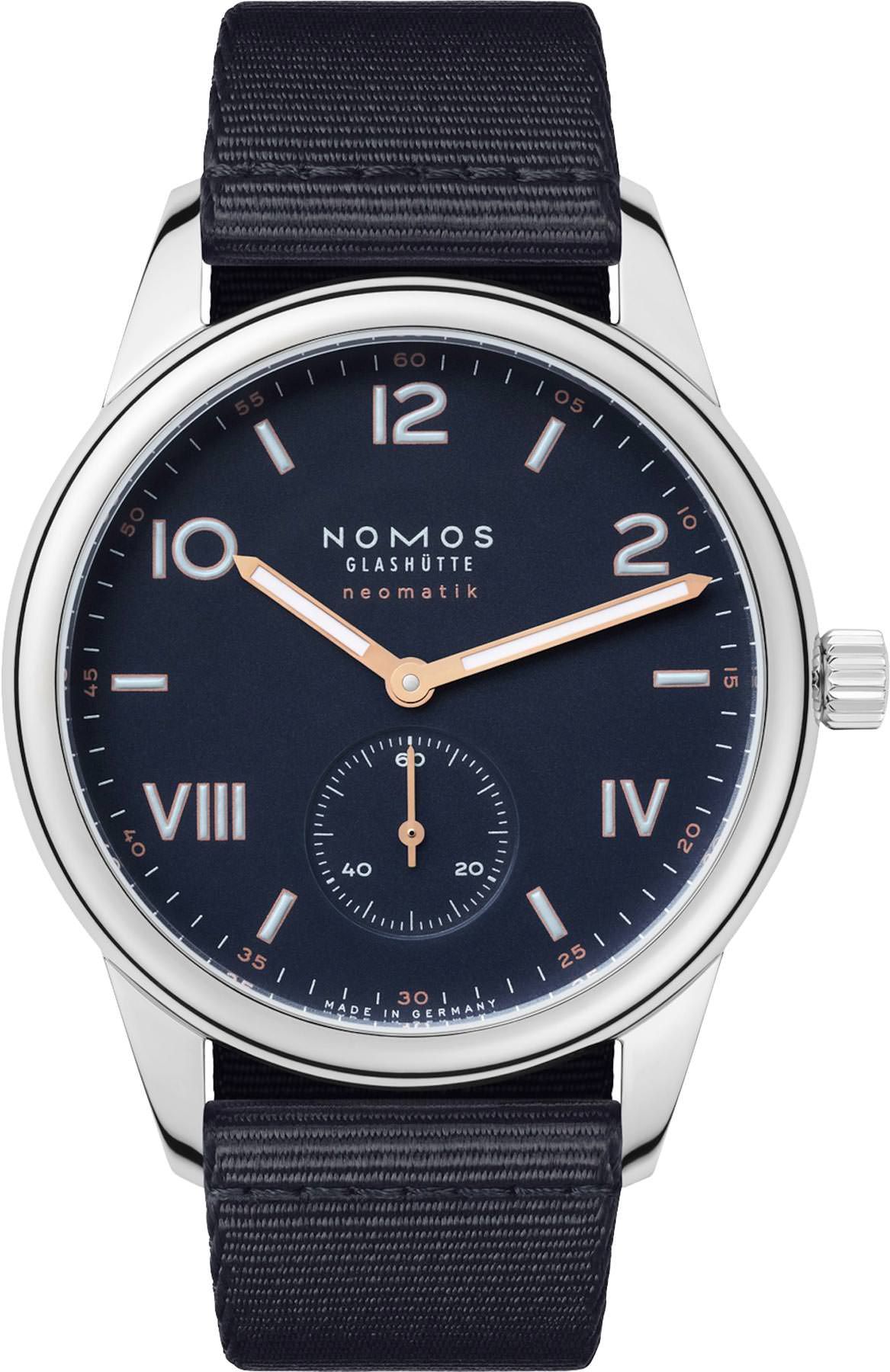 Nomos Glashutte Club  Blue Dial 39.5 mm Automatic Watch For Men - 1