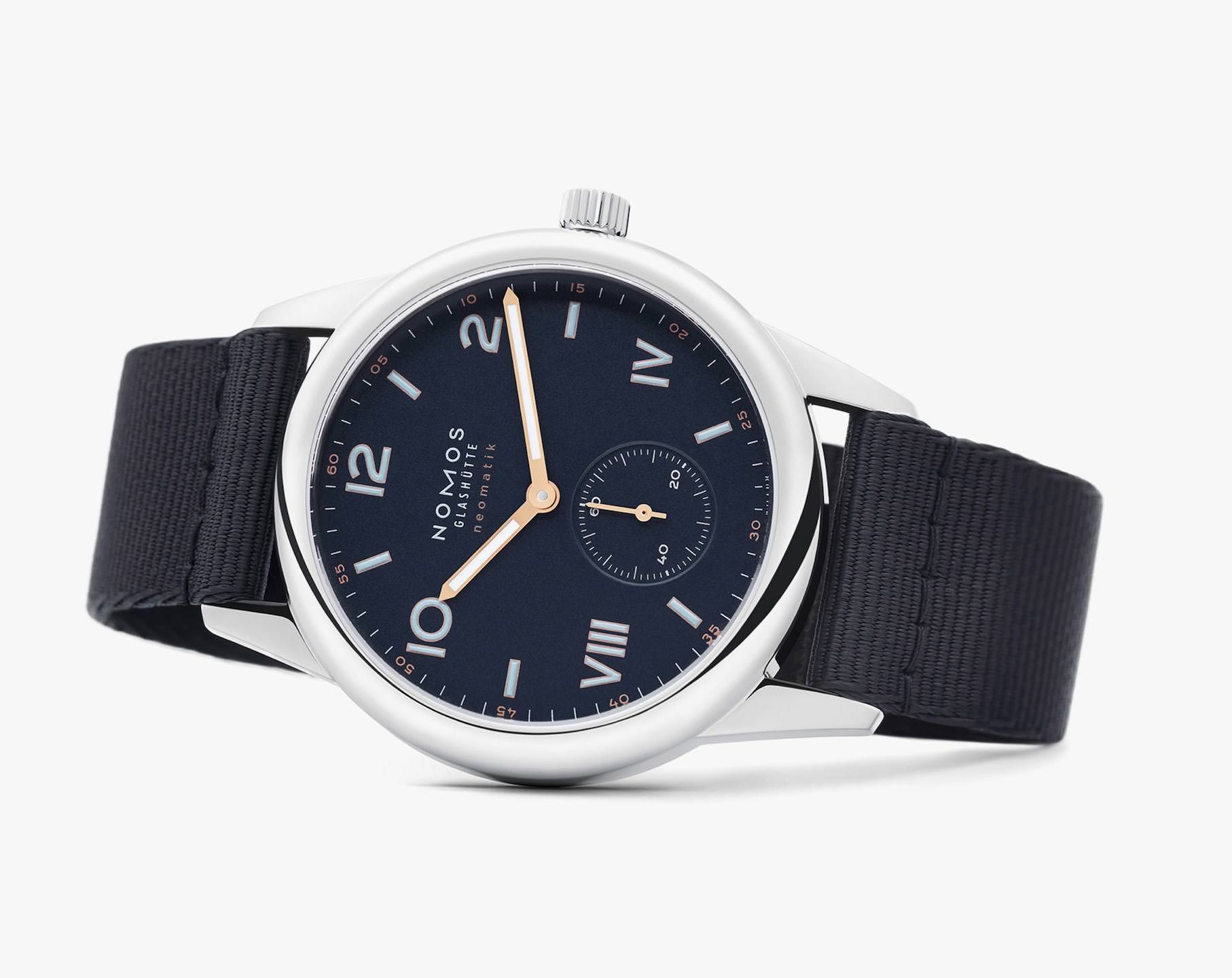 Nomos Glashutte Club  Blue Dial 39.5 mm Automatic Watch For Men - 4