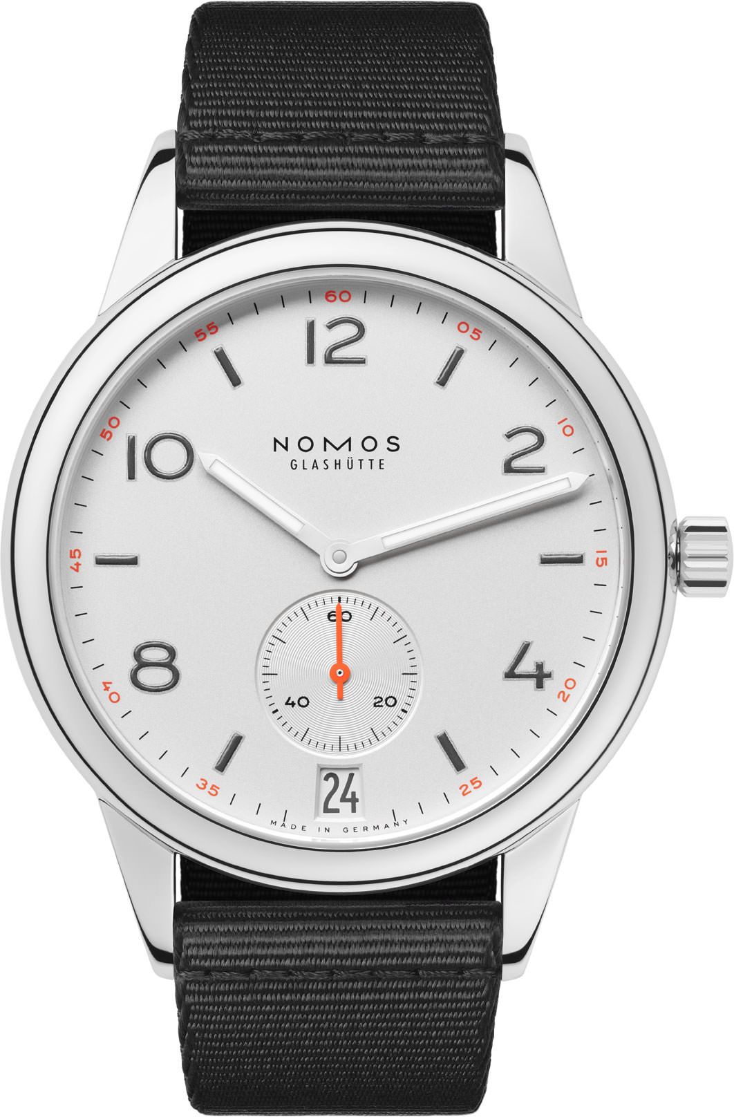 Nomos Glashutte Club  Silver Dial 41.5 mm Automatic Watch For Men - 1