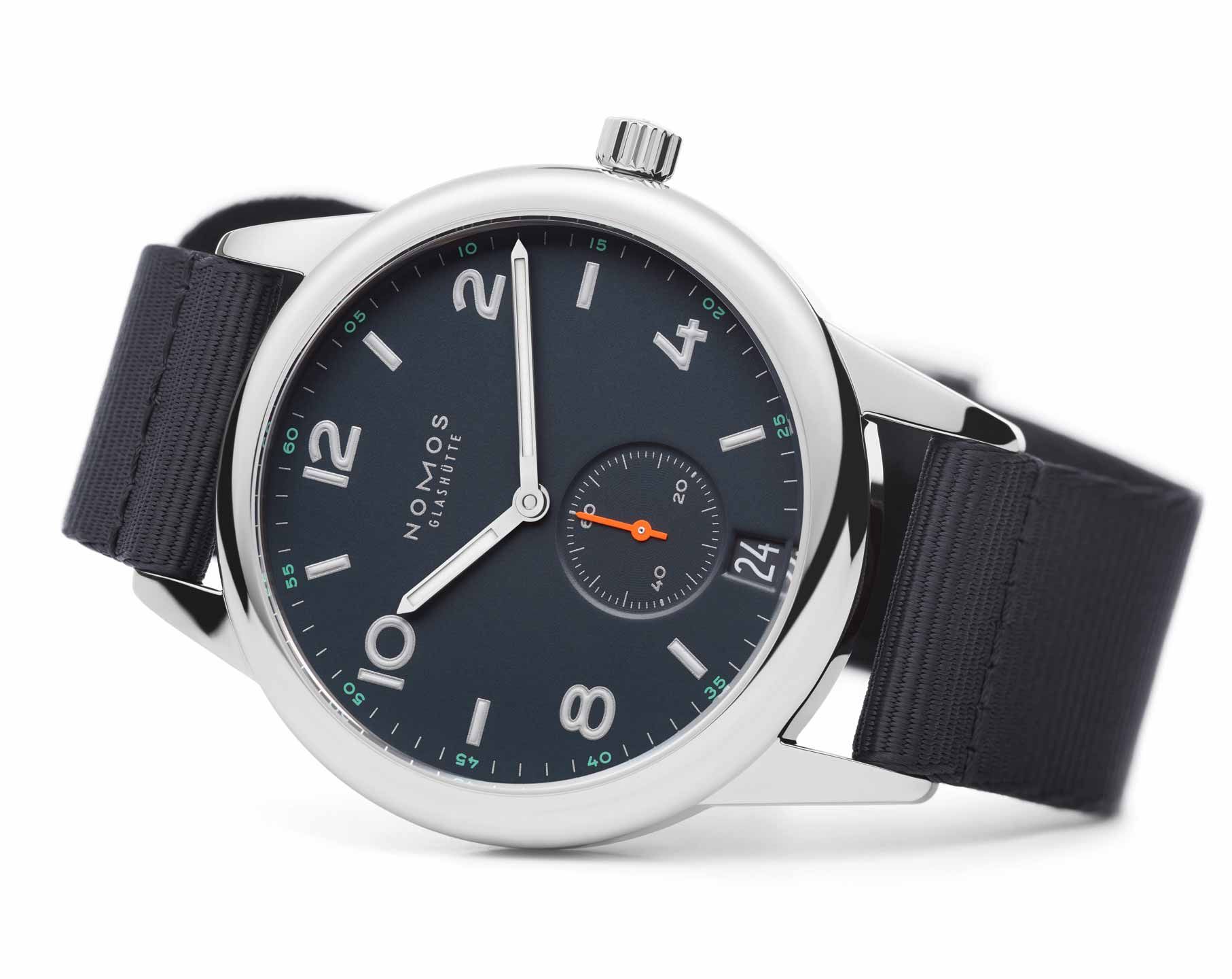 Nomos Glashutte Club  Blue Dial 41.5 mm Automatic Watch For Men - 3