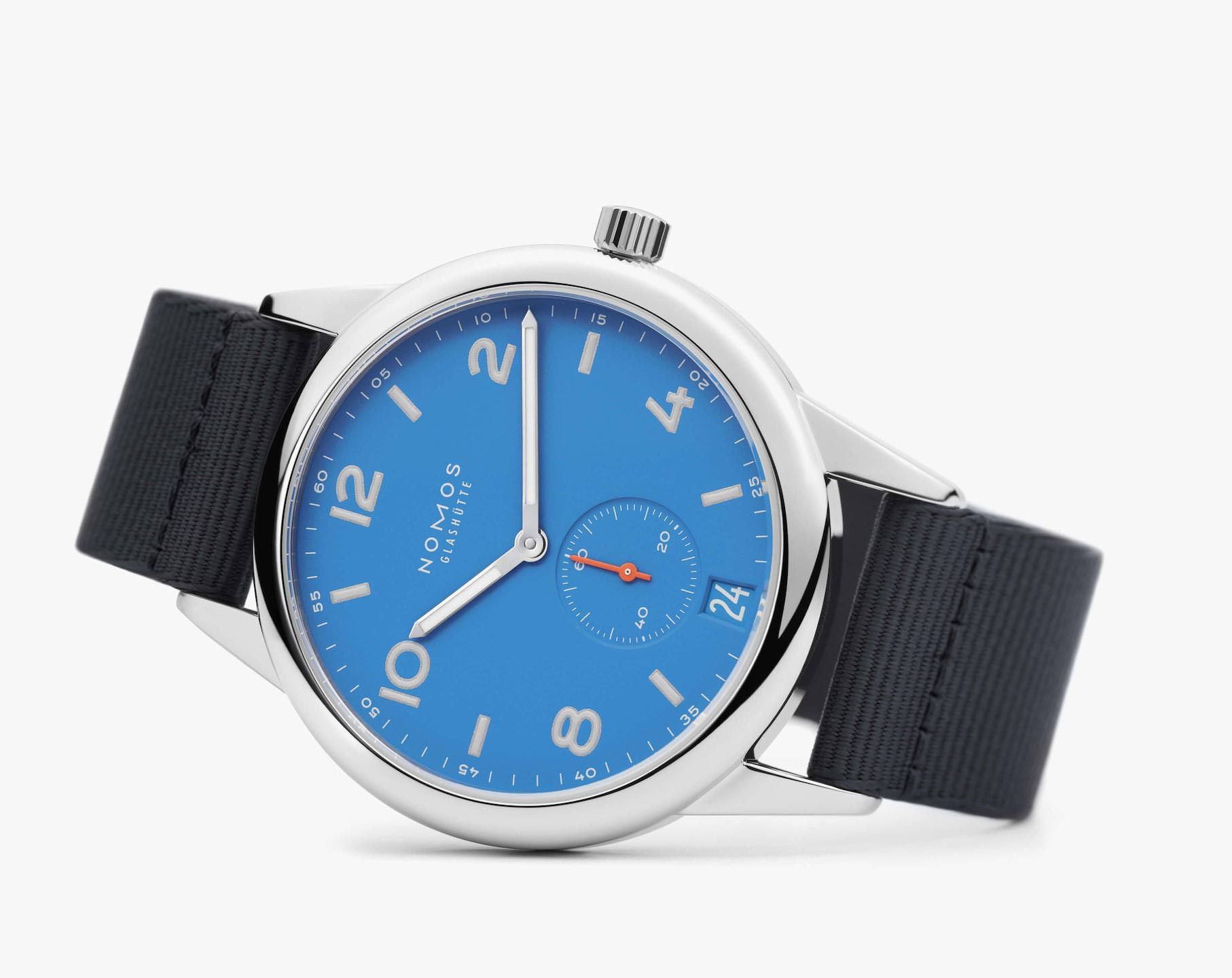 Nomos Glashutte Club  Blue Dial 41.5 mm Automatic Watch For Men - 3