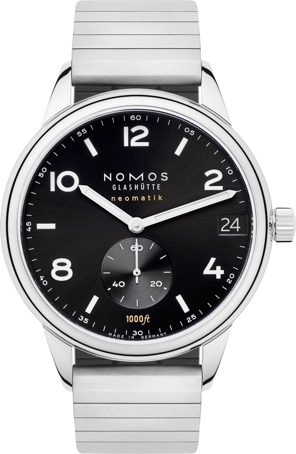 Nomos Glashutte Club  Black Dial 42 mm Automatic Watch For Men - 1