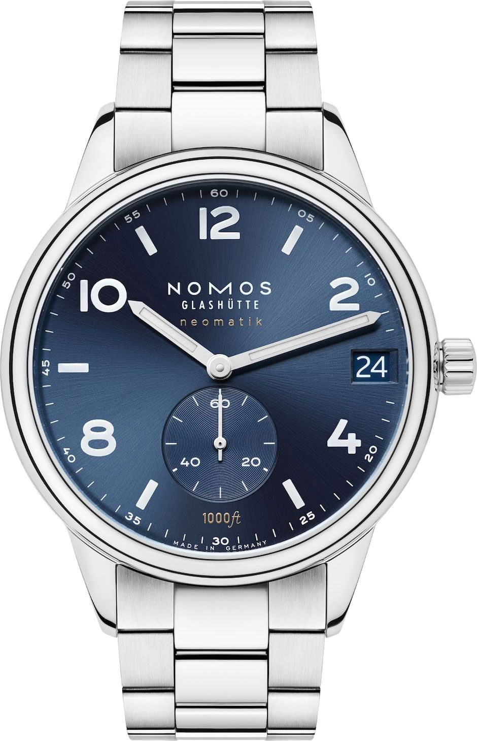 Nomos Glashutte Club  Blue Dial 42 mm Automatic Watch For Men - 1