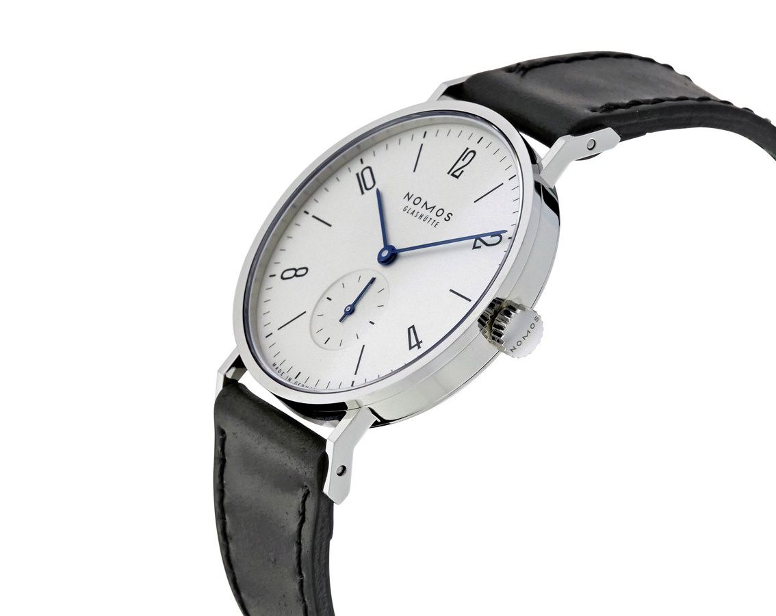 Nomos Glashutte Tangente  Silver Dial 35 mm Manual Winding Watch For Men - 4