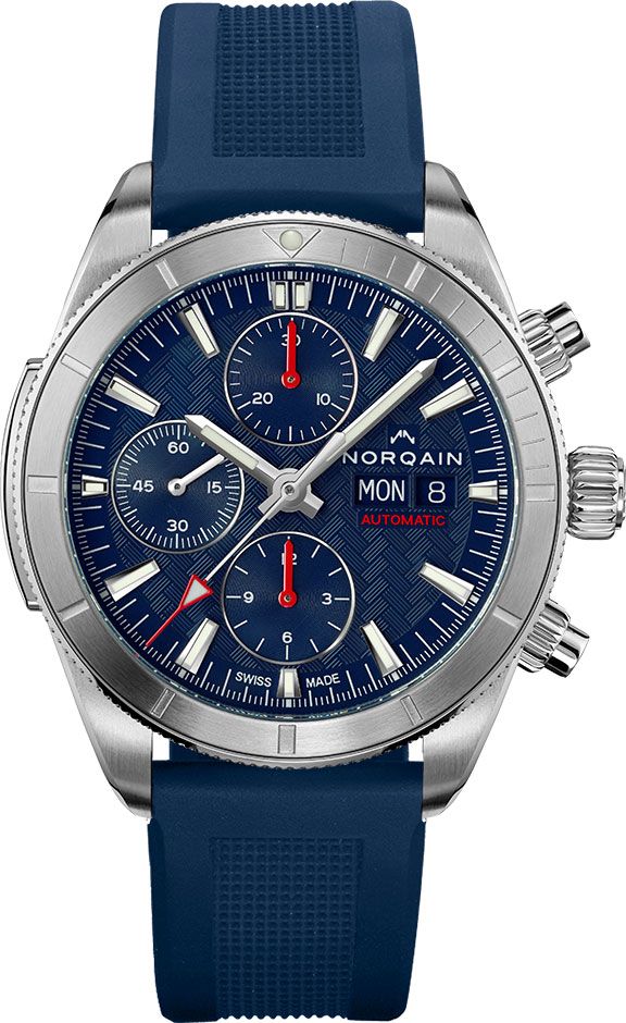 NORQAIN Adventure Adventure Sport Chrono Blue Dial 41 mm Automatic Watch For Men - 1