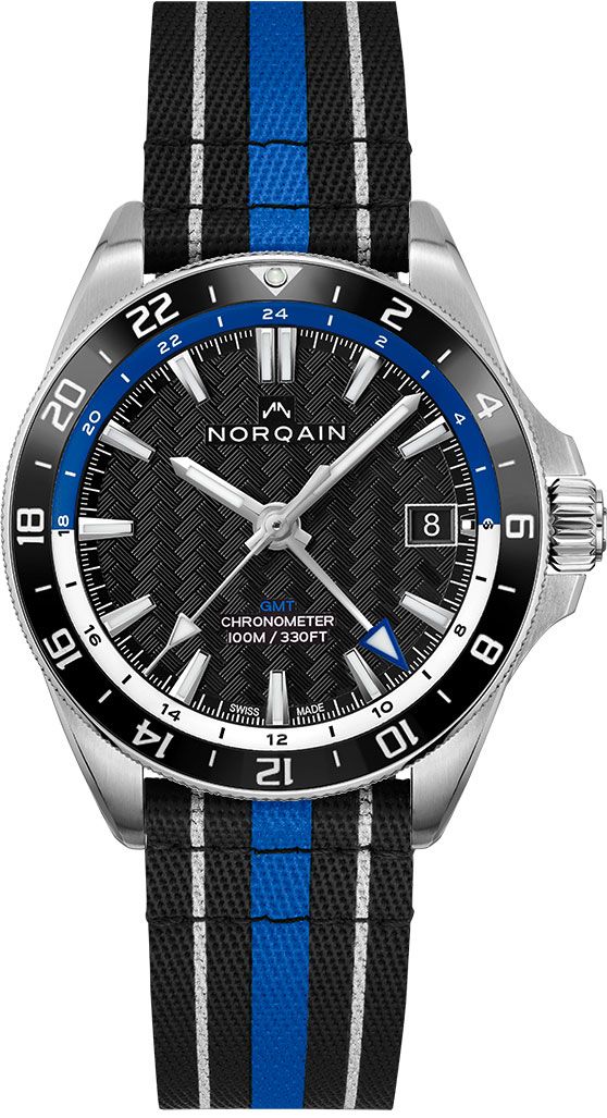 NORQAIN Adventure Adventure Neverest GMT Black Dial 41 mm Automatic Watch For Men - 1