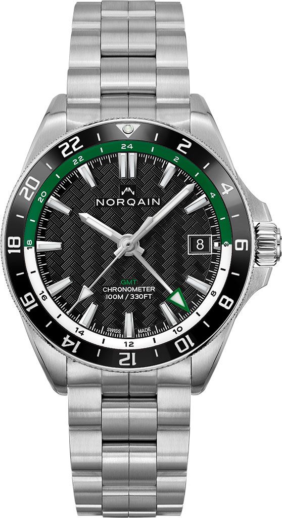 NORQAIN Adventure Adventure Neverest GMT Black Dial 41 mm Automatic Watch For Men - 1