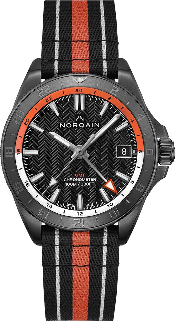 NORQAIN Adventure Adventure Neverest GMT Black Dial 41 mm Automatic Watch For Men - 1