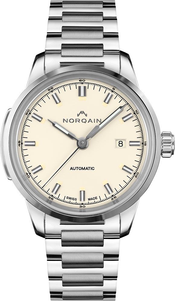 NORQAIN Freedom Freedom 60 Cream Dial 42 mm Automatic Watch For Men - 1