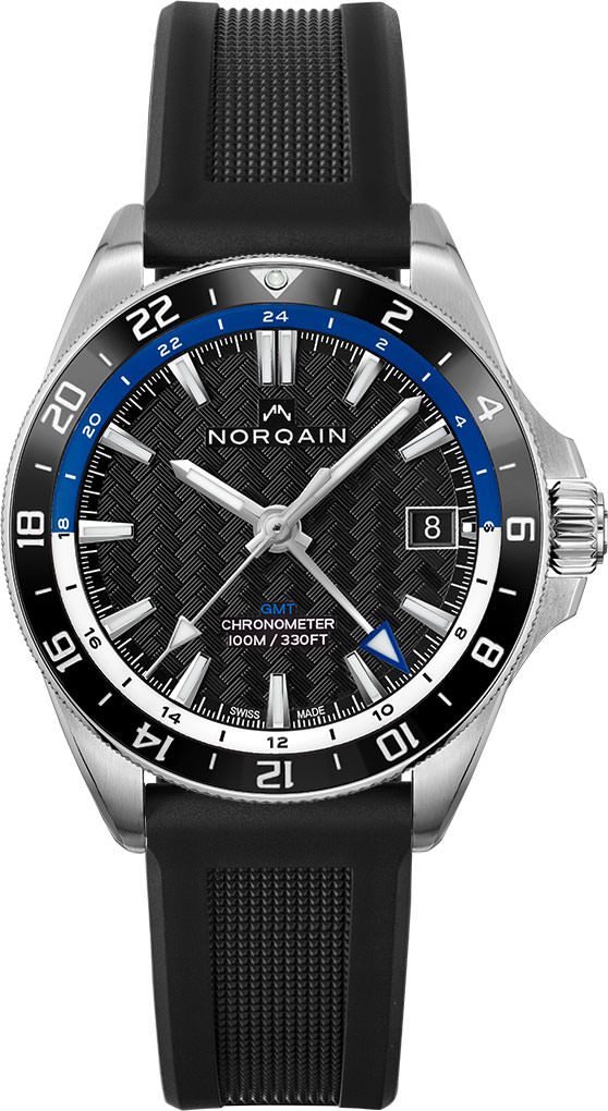 NORQAIN Adventure Adventure Neverest GMT Black Dial 41 mm Automatic Watch For Men - 1