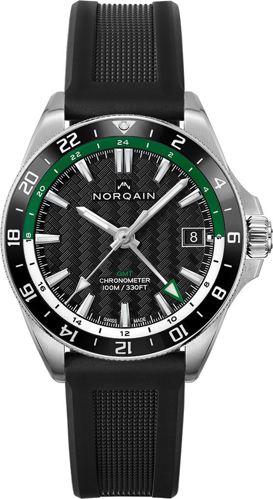 NORQAIN Adventure Adventure Neverest GMT Black Dial 41 mm Automatic Watch For Men - 1