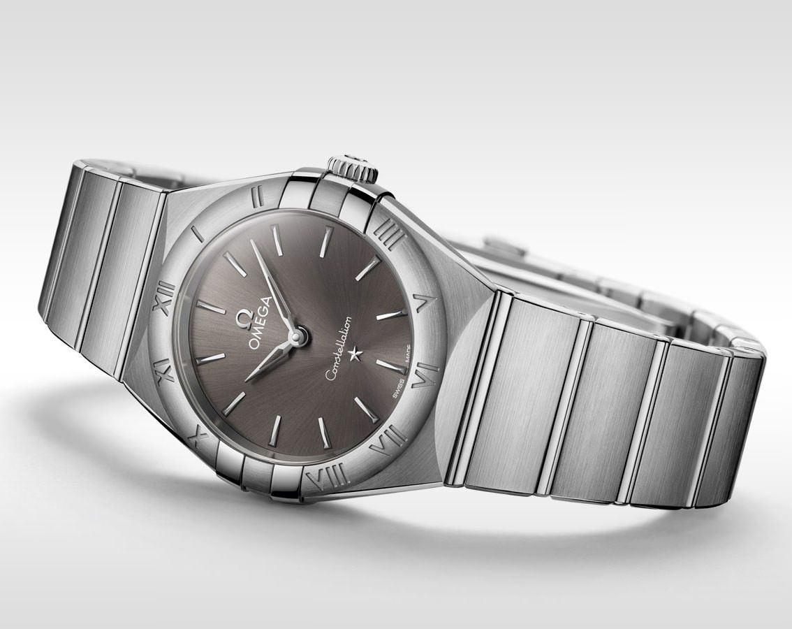 Omega Constellation Constellation Grey Dial 28 mm Quartz Watch For Women - 3