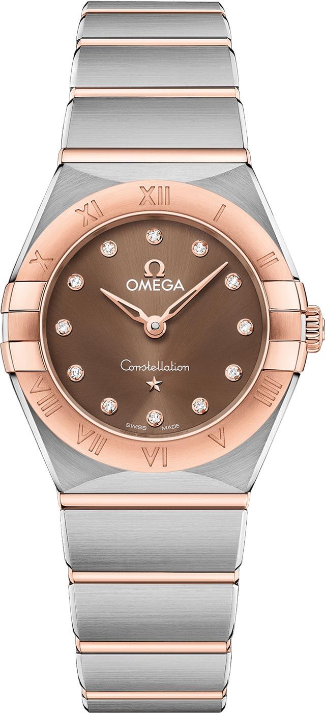 Omega Constellation Constellation Brown Dial 25 mm Quartz Watch For Women - 1