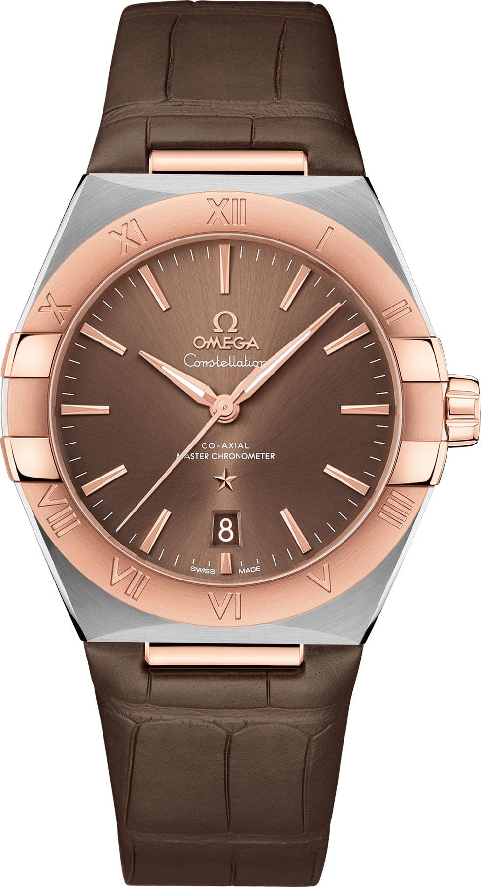 Omega Constellation Constellation Brown Dial 39 mm Automatic Watch For Men - 1