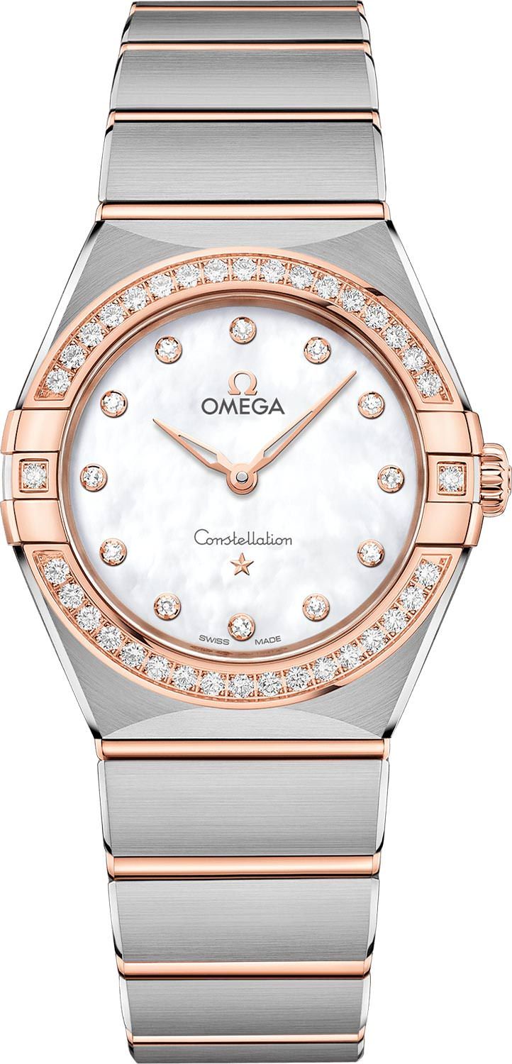 Omega Constellation Constellation White Dial 28 mm Quartz Watch For Women - 1