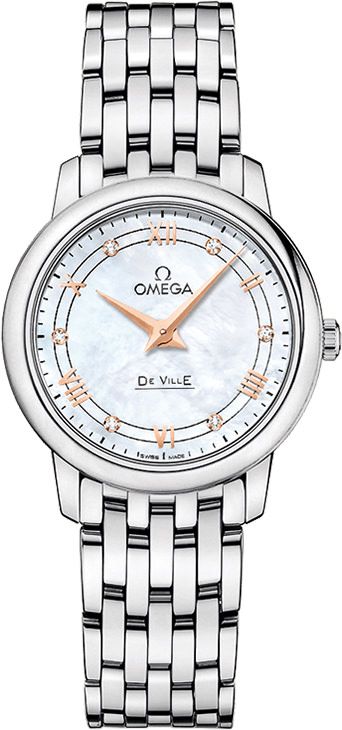 Omega De Ville Prestige MOP Dial 27.4 mm Quartz Watch For Women - 1