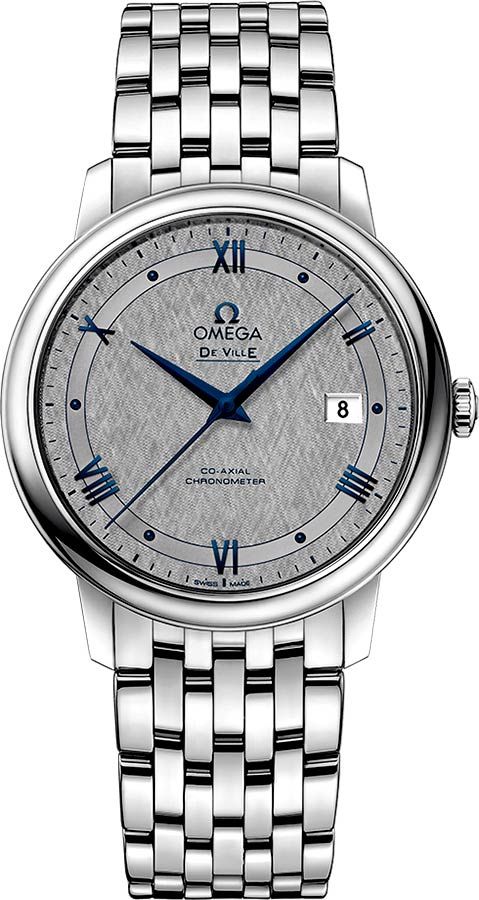 Omega De Ville Prestige Grey Dial 39.5 mm Automatic Watch For Men - 1