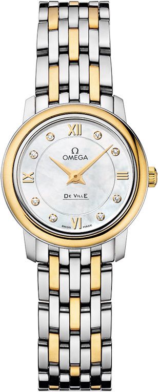 Omega De Ville Prestige MOP Dial 24.4 mm Quartz Watch For Women - 1