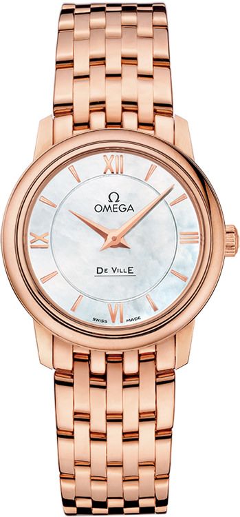 Omega De Ville Prestige MOP Dial 27.4 mm Quartz Watch For Women - 1