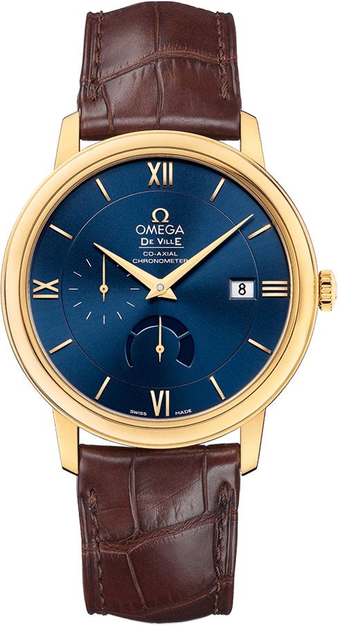 Omega De Ville Prestige Blue Dial 39.5 mm Automatic Watch For Men - 1