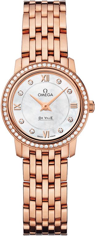 Omega De Ville Prestige MOP Dial 24.4 mm Quartz Watch For Women - 1