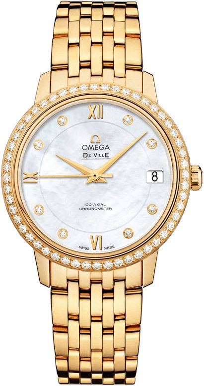 Omega De Ville Prestige MOP Dial 32.7 mm Automatic Watch For Women - 1