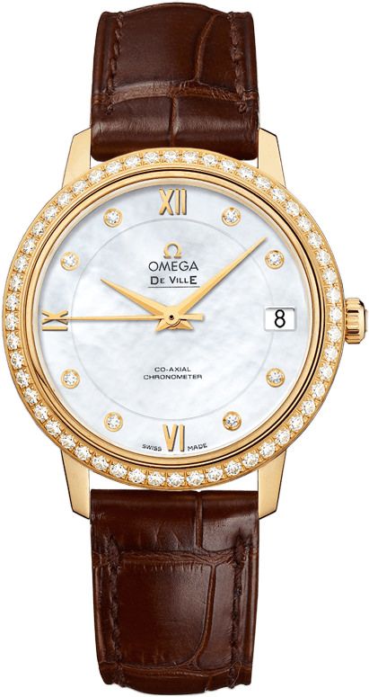 Omega De Ville Prestige MOP Dial 32.7 mm Automatic Watch For Women - 1