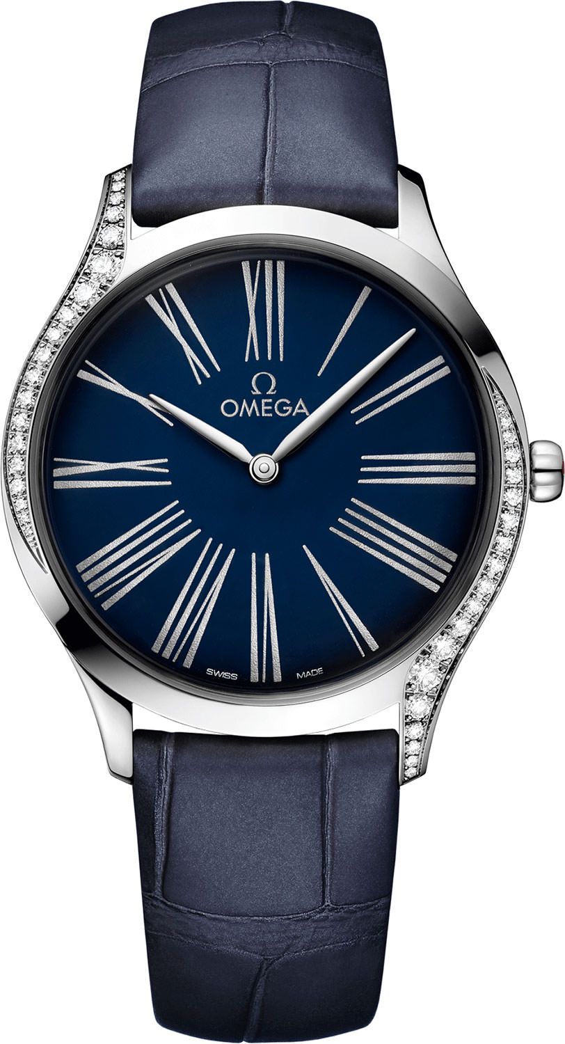 Omega De Ville Trésor Blue Dial 36 mm Quartz Watch For Women - 1