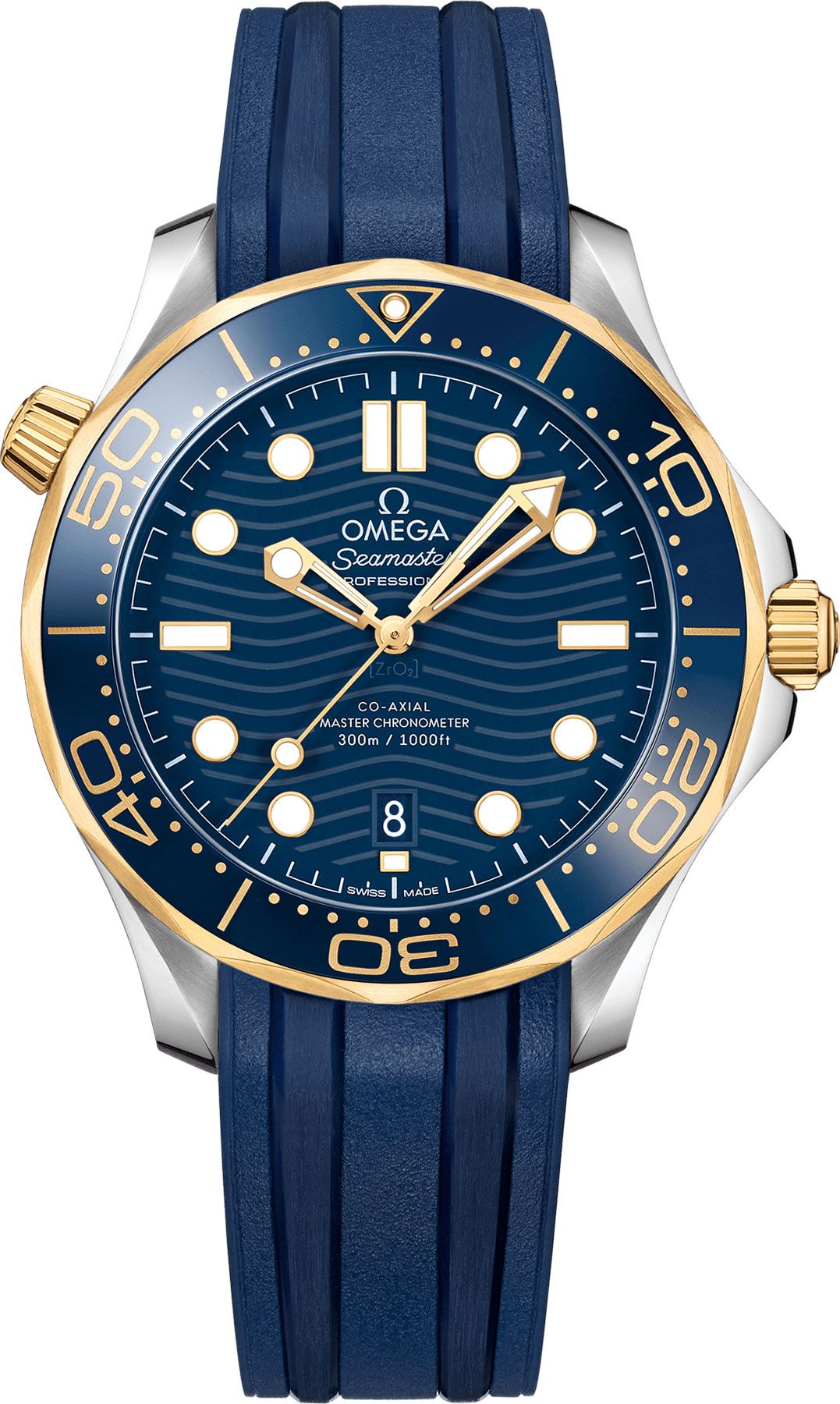 Omega Seamaster Diver 300M Blue Dial 42 mm Automatic Watch For Men - 1