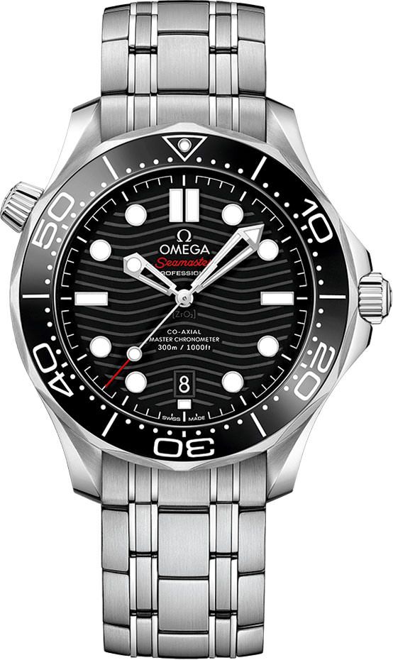 Omega Seamaster Diver 300M Black Dial 42 mm Automatic Watch For Men - 1