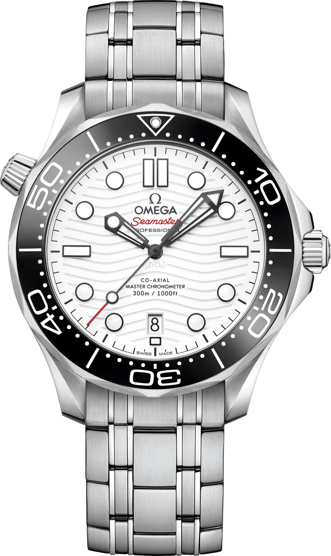 Omega Seamaster Diver 300M White Dial 42 mm Automatic Watch For Men - 1